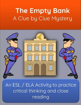 Preview of Critical Thinking Mystery Activity: Empty Bank