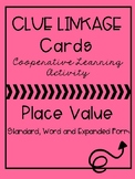 Clue linkage cards place value - standard, word and expanded form
