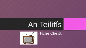 Preview of Cluiche Fiche Cheist - Téama: An Teilifís