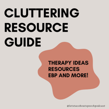 Preview of Cluttering Resource Guide