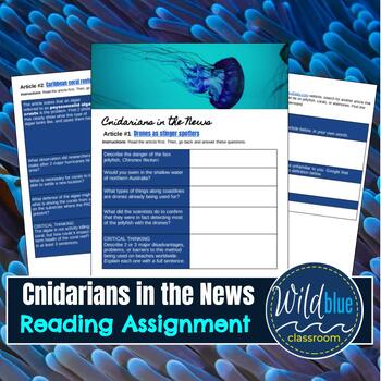 Preview of Cnidarians in the News! Virtual Reading Assignment on Corals and Jellyfish