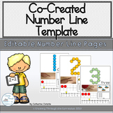 Co-Created Number Line Posters Template
