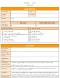 Co-Teaching Lesson Plan Template (Digital Download)