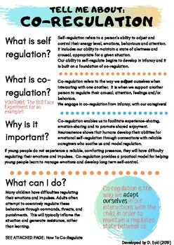 Preview of Co-regulation Handout (How-To)