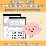CoGAT Review Nonverbal Practice Test (Levels 9-10) 3 / 4 G
