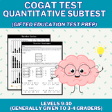 CoGAT Review Test Quantitative Practice (Level 9-10) 3rd/4