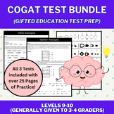 CoGAT Review Practice Pack 3rd & 4th Grade Gifted Test Pre