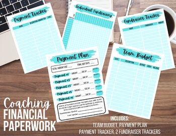 Preview of Coaching Financial Budgeting Paperwork