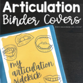 Articulation Therapy Stimuli Binder Covers