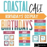 Coastal Birthday Bulletin Board || Coastal Cali Classroom 