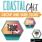 Coastal Cali Classroom Decor  ||  Coastal Vibes Group & Ta