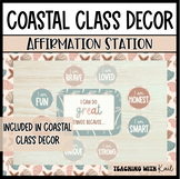 Coastal Classroom Decor | Affirmation Station, Inspiration
