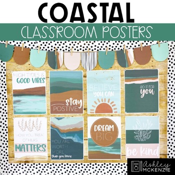 Coastal Classroom Decor Classroom Posters Editable By Ashley Mckenzie