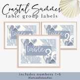 Coastal Table Group Labels