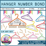 Coat Hanger Number Bond Clip Art