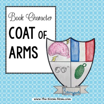 Preview of Coat of Arms Book Character Activity (freebie)