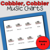 Cobbler, Cobbler - Steady Beat, Rhythm, and Sol-Mi Solfege Charts