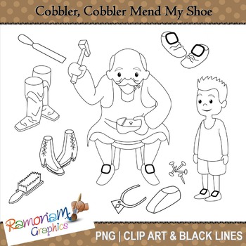 cobbler cobbler clip art by ramonam graphics teachers pay teachers cobbler cobbler clip art