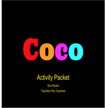 Preview of Coco Movie Activity Packet. Vocab, Movie questions, songs and more!