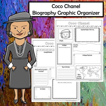 Coco Chanel Biography Research Graphic Organizer