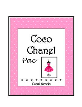 Preview of Coco Chanel Pac ~ Movie Guides + Word Search + Overhead + Trivia Game