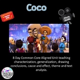 Coco Movie Guide- 8 day unit comprehension, analysis and l