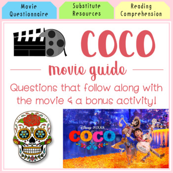 Preview of Coco Movie Guide and Dia de los Muertos Passage