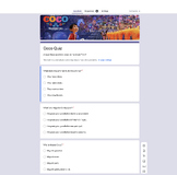 Coco - Pixar Movie Quiz - Google Forms - Editable