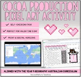 Cocoa Production Mapping and Google Sheets Pixel Art Lesso
