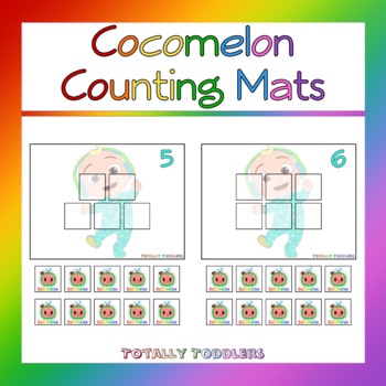 Cocomelon | Counting Mats by Totally Toddlers | Teachers Pay Teachers