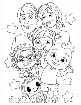 CoComelon coloring pages  Free print or download of CoComelon sheets.