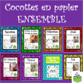 Cocottes en papier ENSEMBLE - Cootie Catchers FRENCH