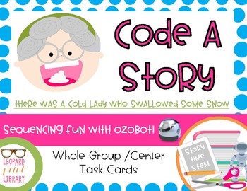 Preview of Code A Story- There Was a Cold Lady Coding with Ozobot
