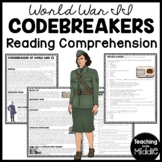 Codebreakers of World War II Reading Comprehension Workshe