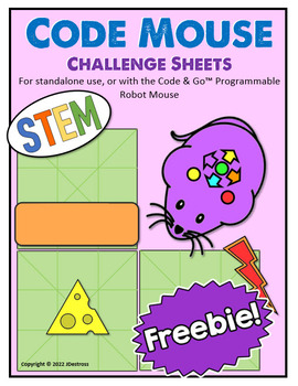 Preview of STEM Code & Go Robot Mouse Coding Challenge - Freebie!