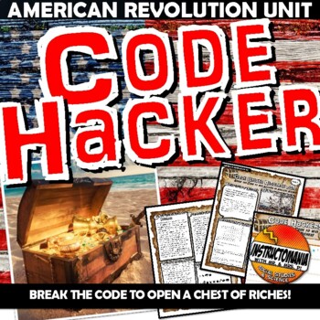 Preview of Code Hacker! American Revolution Escape Room Activity : Digital Google Lesson