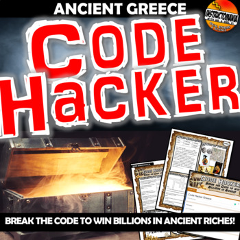 Preview of Code Hacker! Ancient Greece Escape Room History Lesson - Google Digital Activity