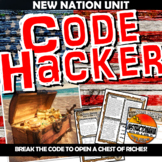 Code Hacker! New Nation US History Escape Room Lesson- Dig