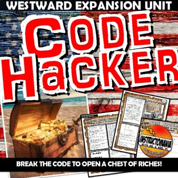 Preview of Code Hacker! Westward Expansion Escape Room Activity: Digital Google Lesson