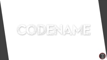 Preview of Code Name - A fun, creative and fast paced way to review ANY vocabulary!