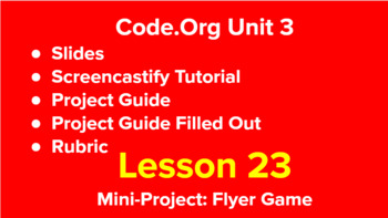 Preview of Code.Org - Unit 3 - Lesson 23