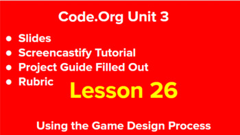 Preview of Code.Org - Unit 3 - Lesson 26 Bundle