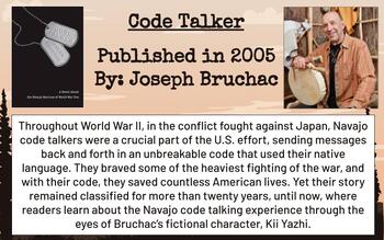 Preview of Code Talker by Joseph Bruchac Chapter Summaries & Teaching Materials