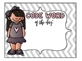 Code Word of the Day