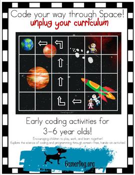 Preview of Code Your Way through Space, Unplug Your Curriculum!