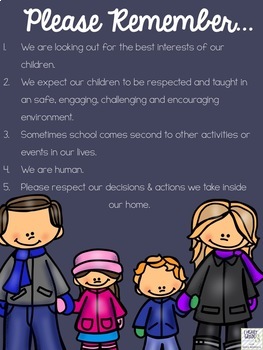 Code Of Conduct Posters For Students Teachers And Parents Tpt