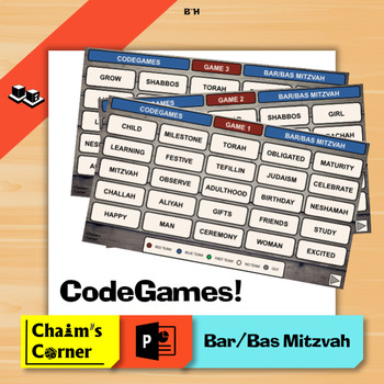 Preview of CodeGames - Bar/Bas Mitzvah!