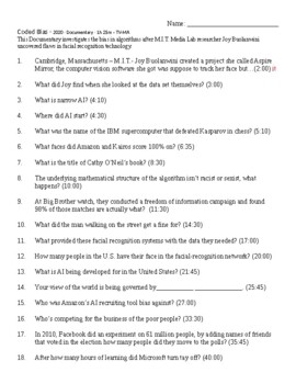 Preview of Coded Bias 2020 Documentary Netflix Movie Guide facial recognition algorithms