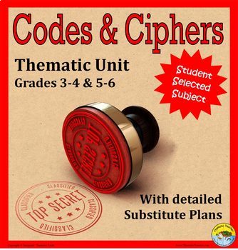 Preview of Codes & Ciphers Thematic Unit