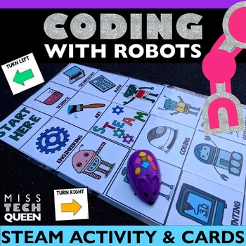 Preview of Coding Activities Bee Bot Dash Mouse Sphero STEAM Activity Mat Hour of Code